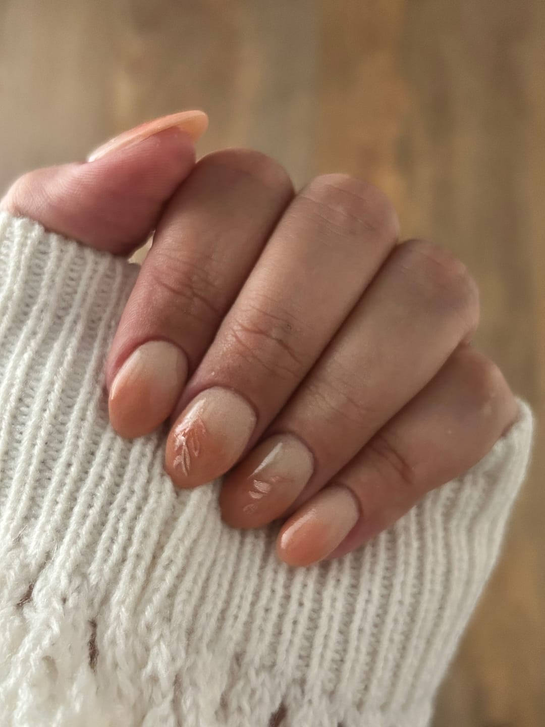 Customer photo review of Shiney Latte Dipping Powder