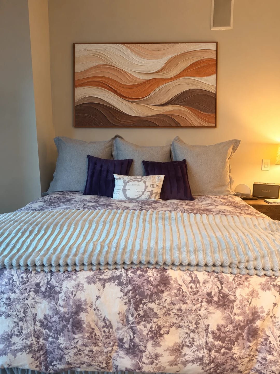 Customer photo review of Textured & Impasto Art｜Terracotta Waves