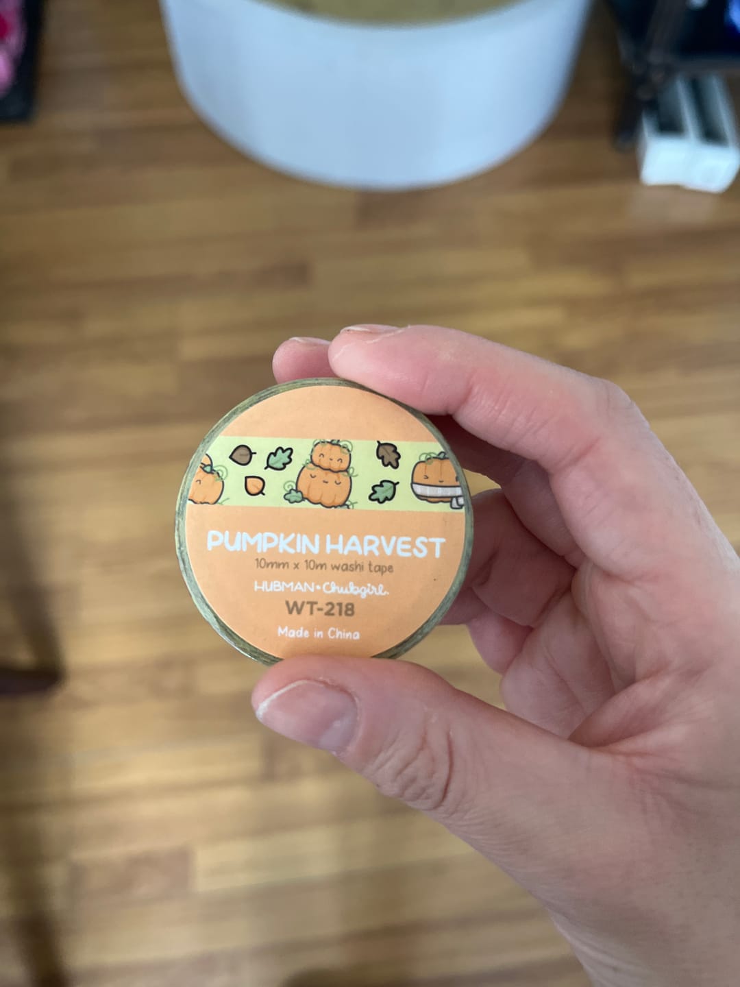 Customer photo review of Pumpkin Spice Washi Tapes (Set of 2)