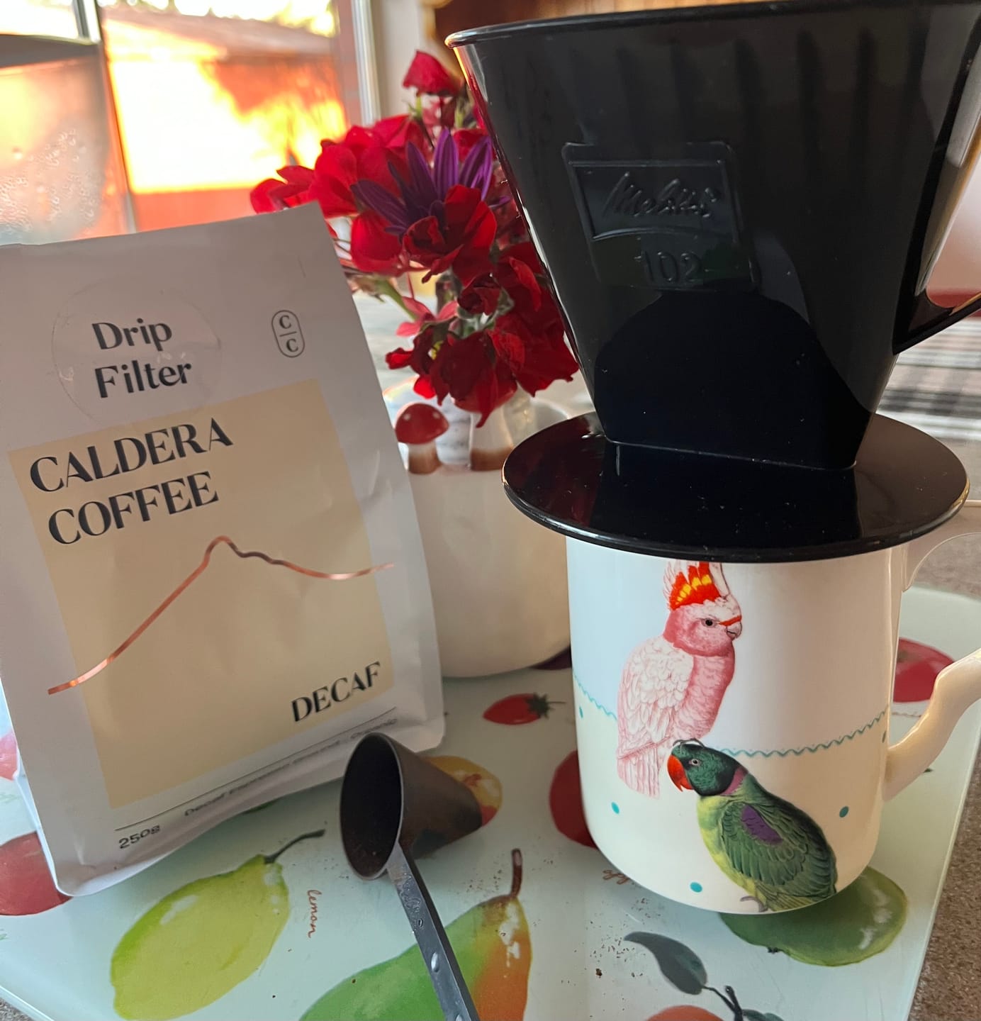 Customer photo review of Caldera Organic Decaf - Mountain Water Processed