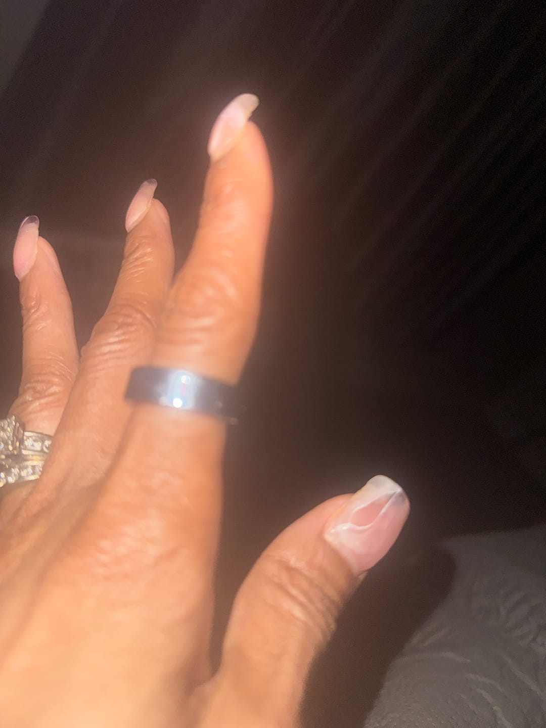 Customer photo review of Bearscome R03 Blood Sugar Blood Pressure Blood oxygen HRV Sleep Monitoring Waterproof Smart Ring