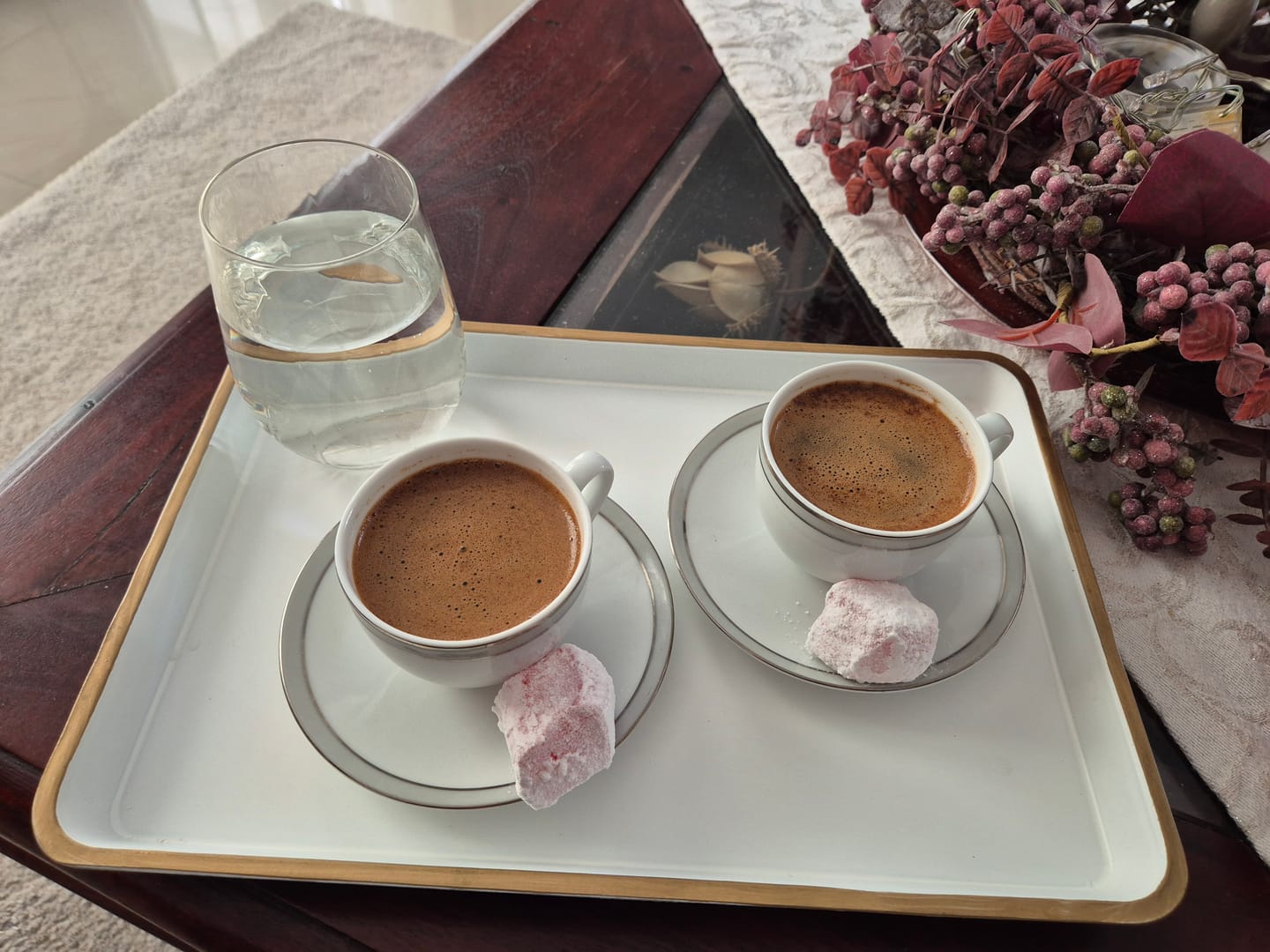 Customer photo review of Traditional Greek Loukoumi – Rose Delight (400g)