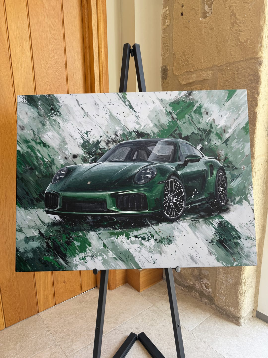 Customer photo review of 'Your own car' custom artwork