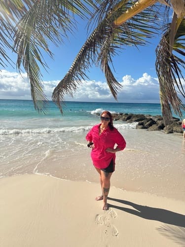 Customer photo review of Emoswim - Cover-Up Strandhemd mit Kordelzug