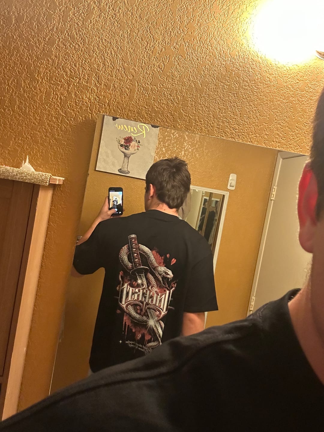 Customer photo review of UC037 Katana Oversized Tee - Black