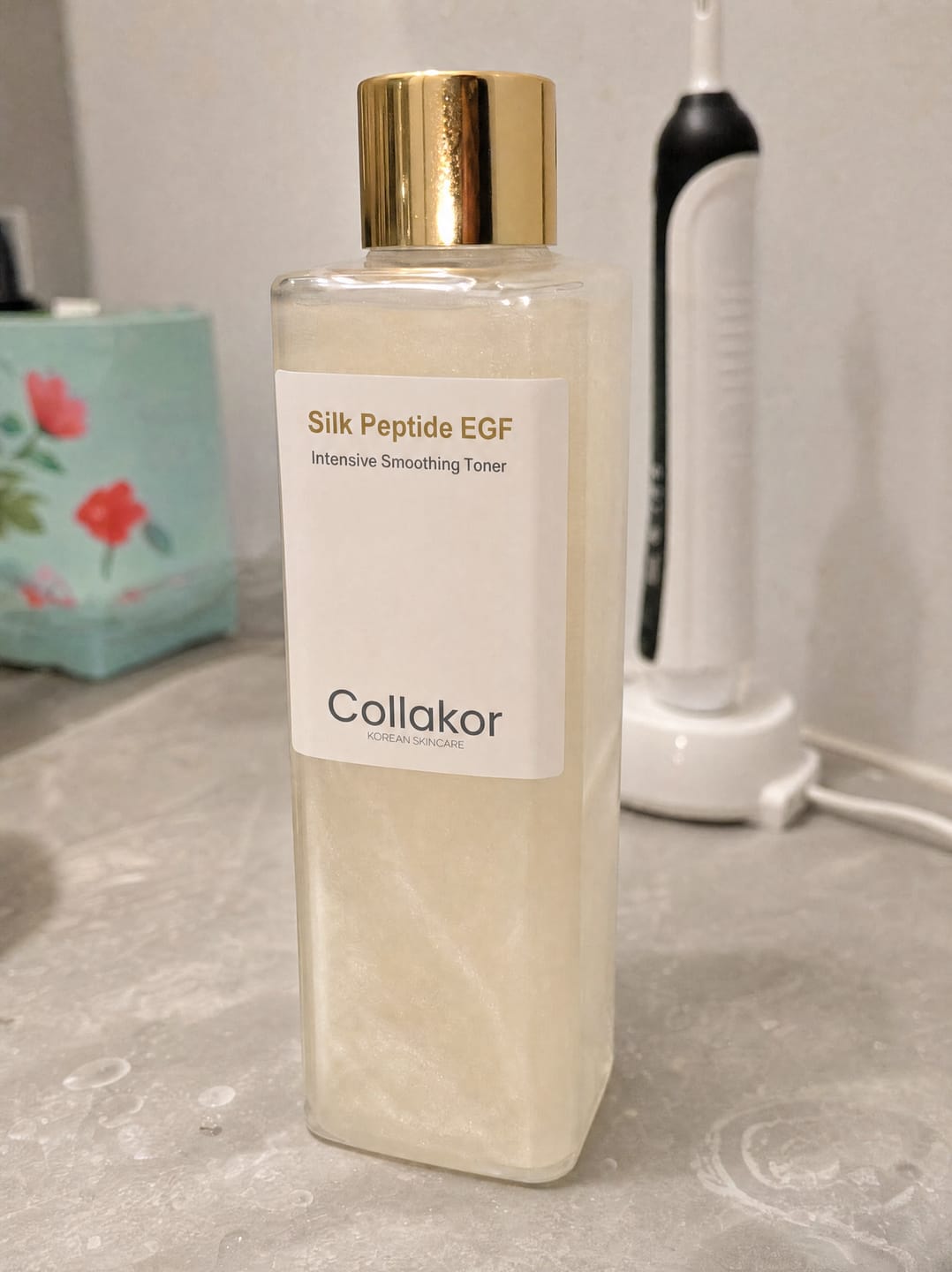 Customer photo review of Silk Peptide EGF Toner