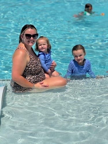 Customer photo review of Emoswim - Damen Bauchweg Slim Fit Badeanzug