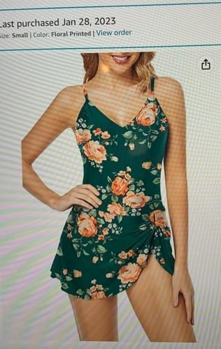 Customer photo review of Emoswim - Damen Bauchweg Slim Fit Badeanzug