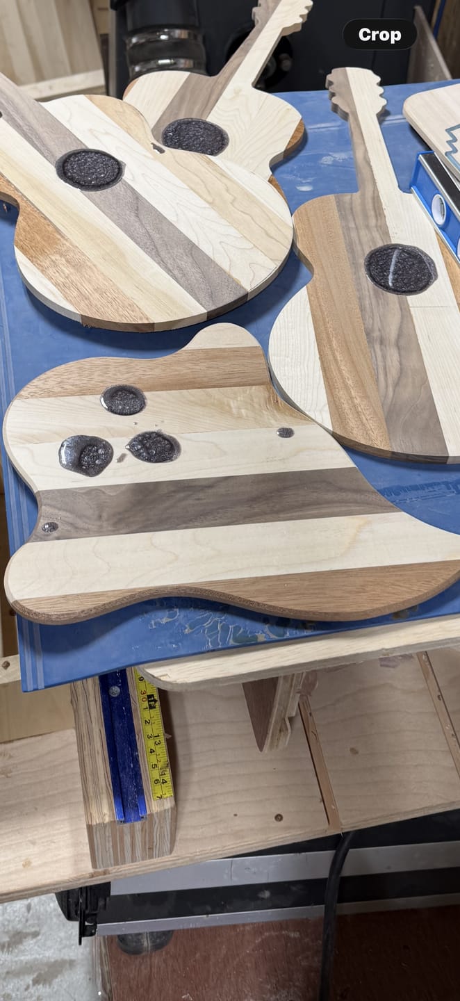 Customer photo review of 13.5x11.5" Ghost 1 Acrylic Router Template [Limited Edition]