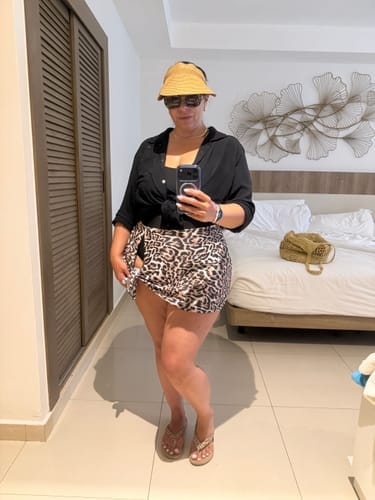 Customer photo review of Emoswim - Badekleid Badeanzüge für Damen Bauchweg Badekleider Rock Bademode