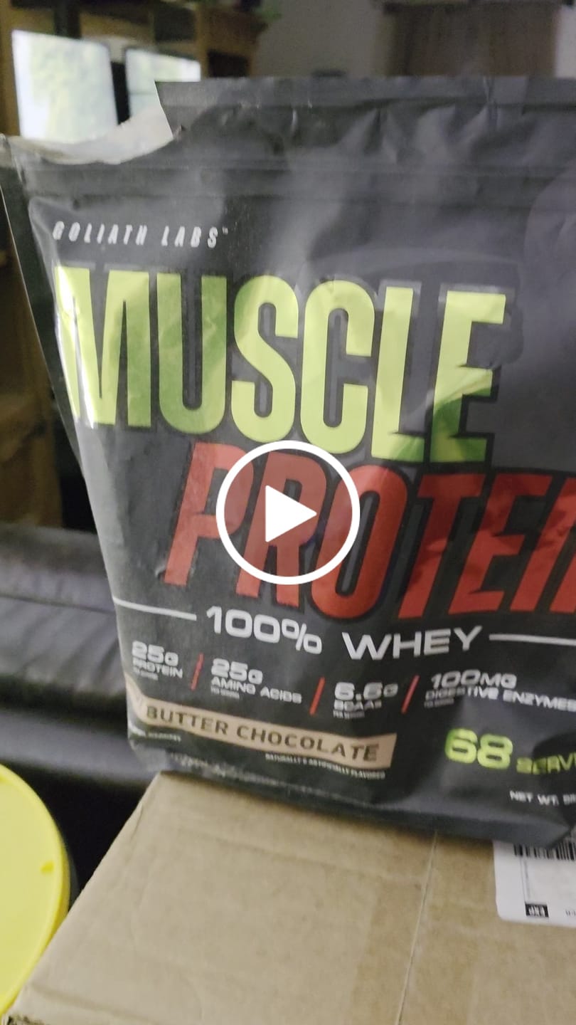 Customer video review of Whey Protein Powder Bucket
