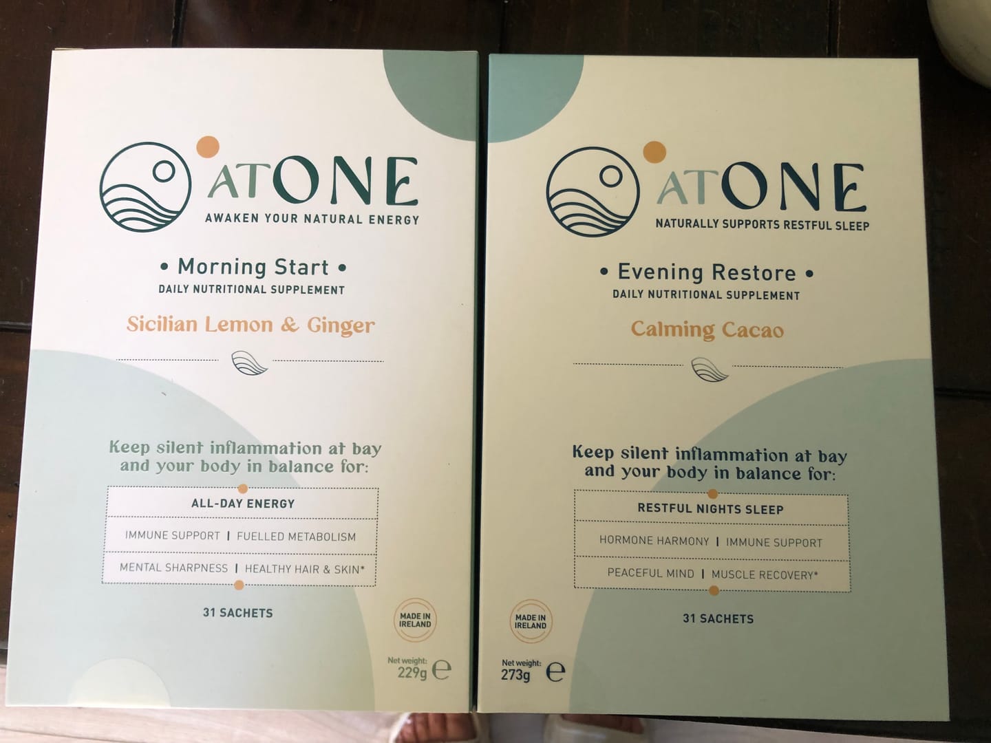 Customer photo review of Morning & Evening Bundle