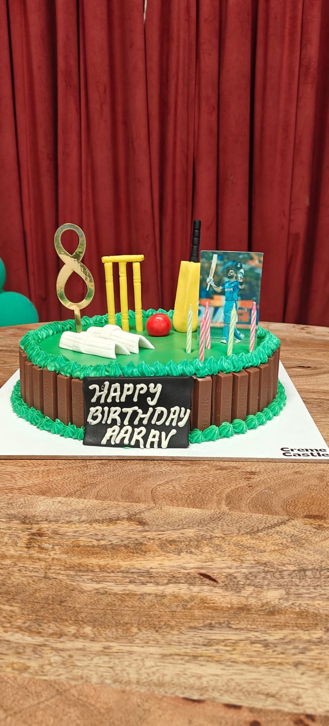 Customer photo review of Cricket Stuff Cake