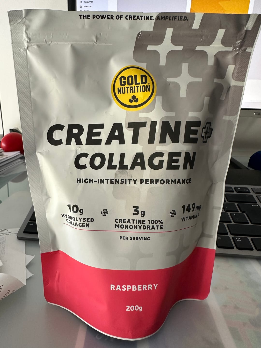 Customer photo review of Creatine + Collagen 200g