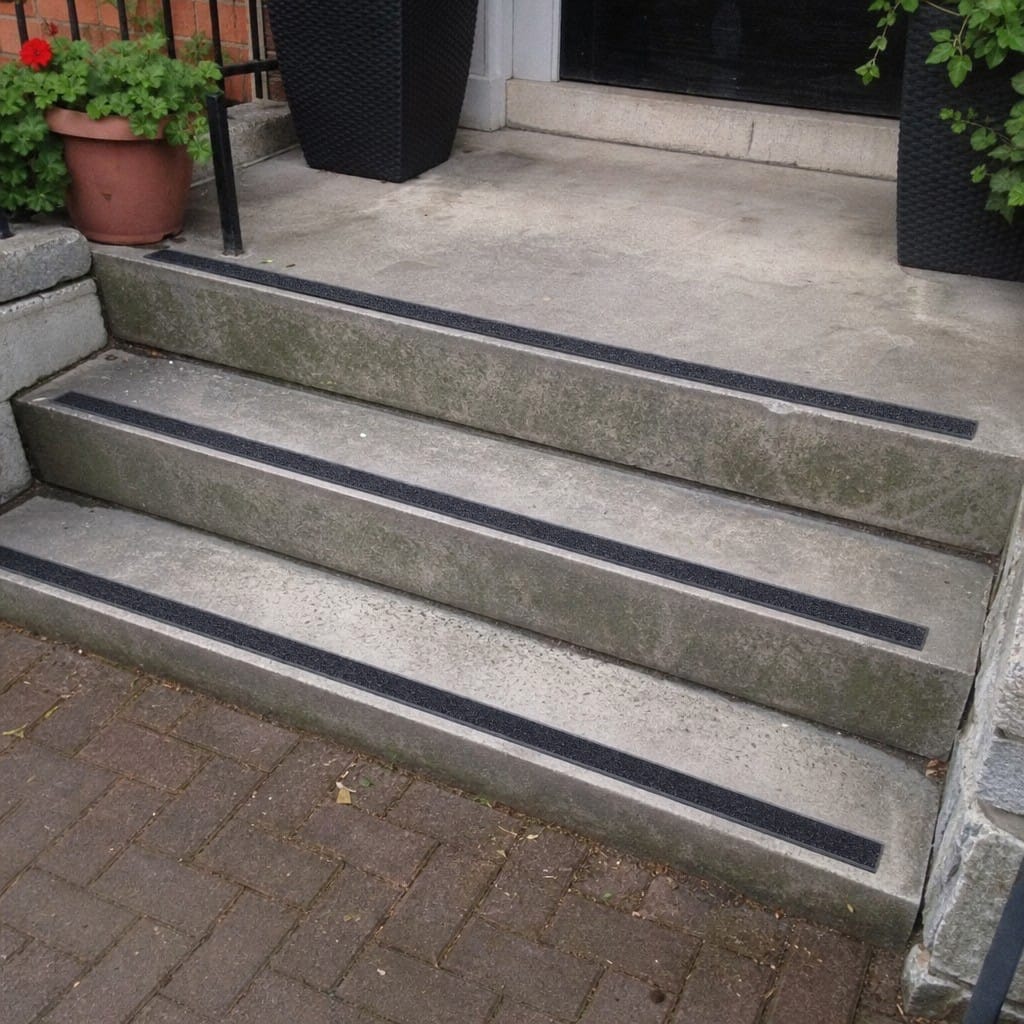 Customer photo review of 15mm Carborundum Stair Insert Cut to Any Size