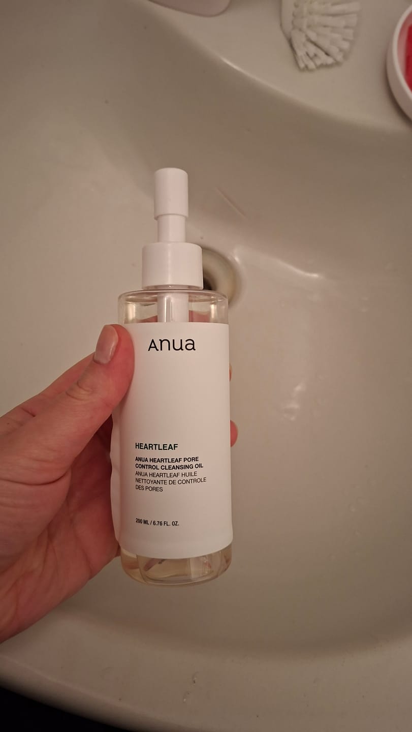 Customer photo review of Hidrofīlā eļļa dziļai poru attīrīšanai Anua Heartleaf Pore Control Cleansing Oil