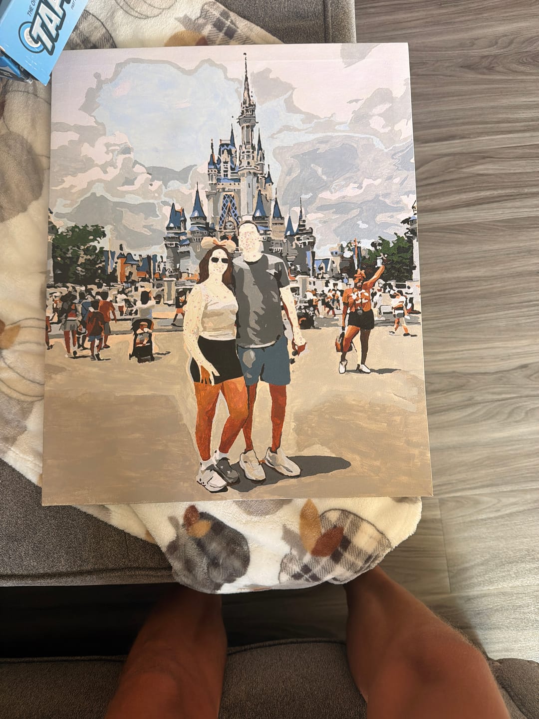 Customer photo review of Paint by Number Kit
