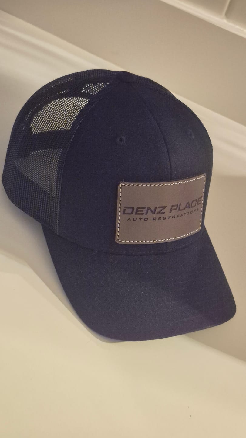 Customer photo review of Premium Custom Leather Patch Hats (Wholesale)