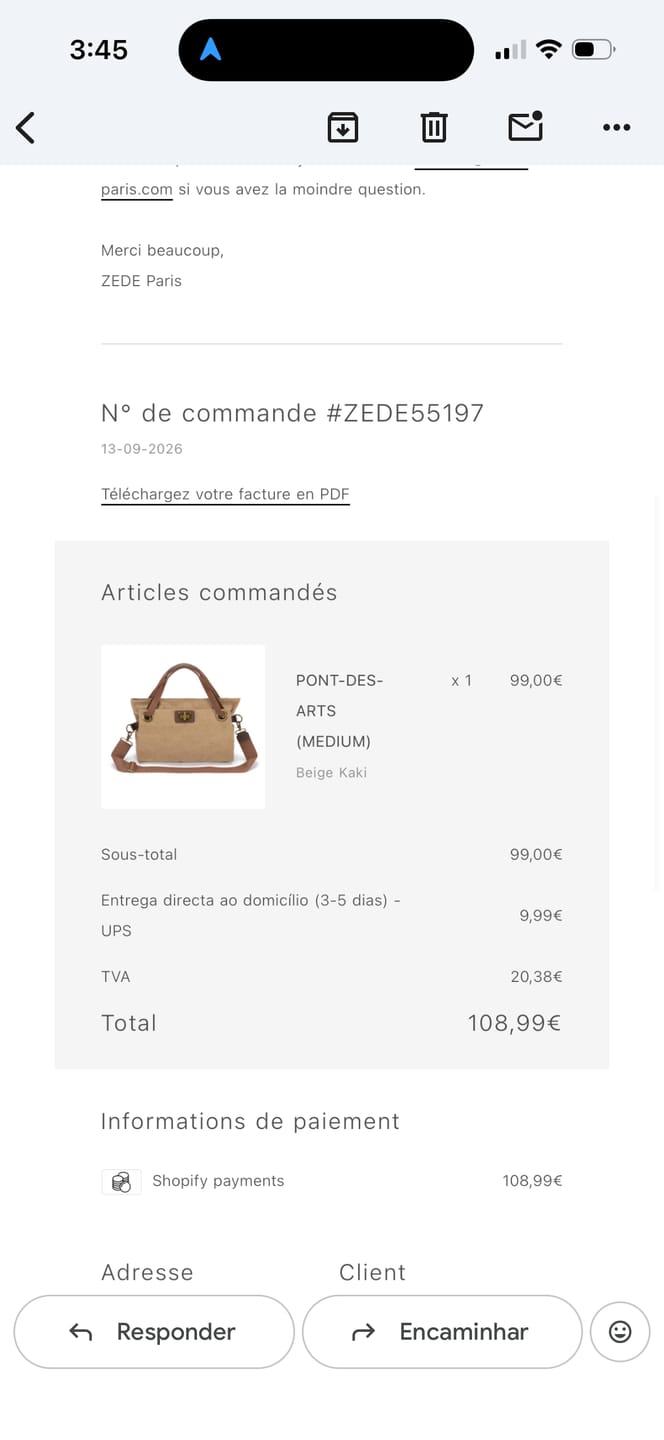 Recensione fotografica del cliente su PONT-DES-ARTS (MEDIUM)