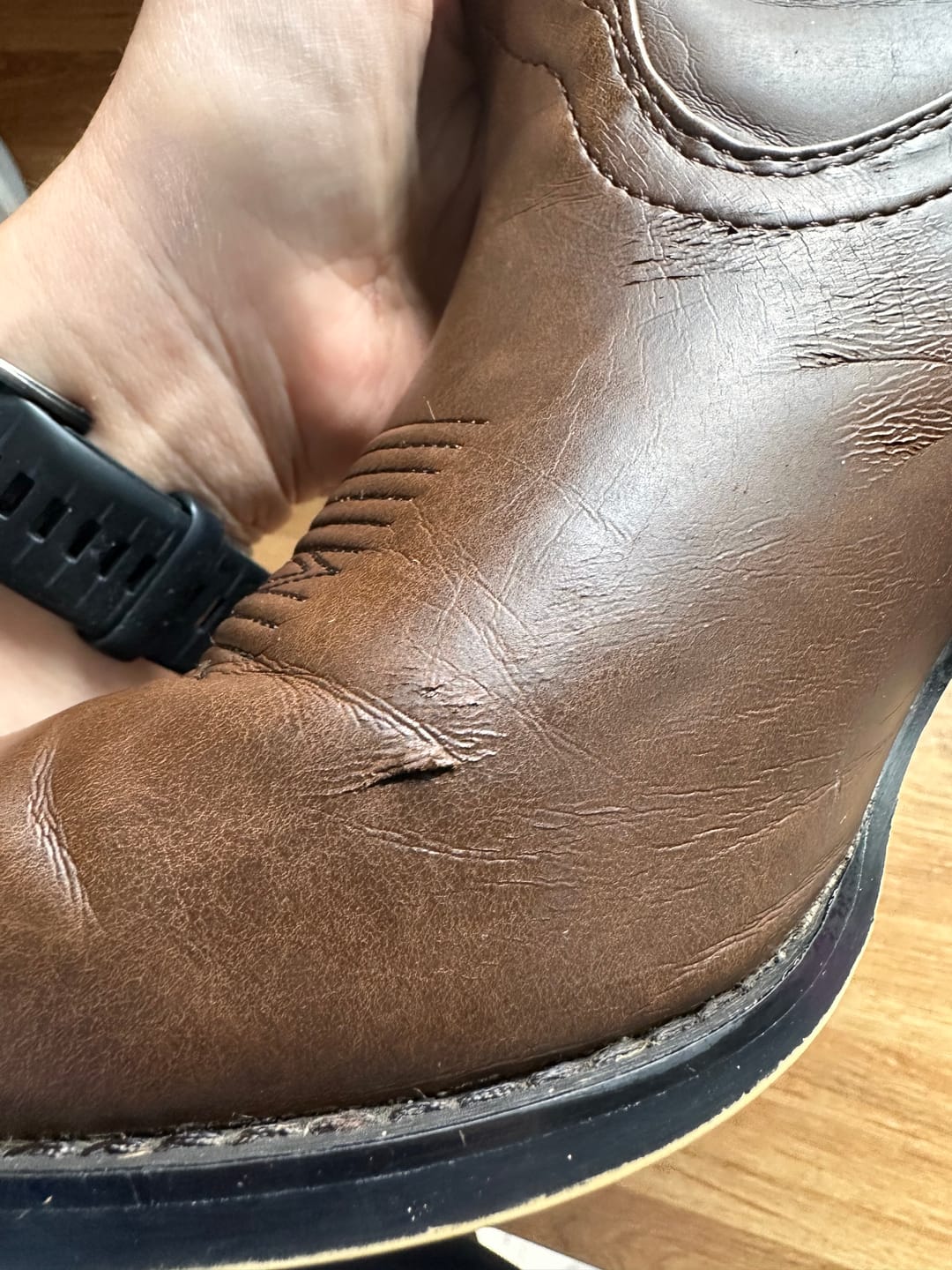 Customer photo review of Women's Crush Western Boots
