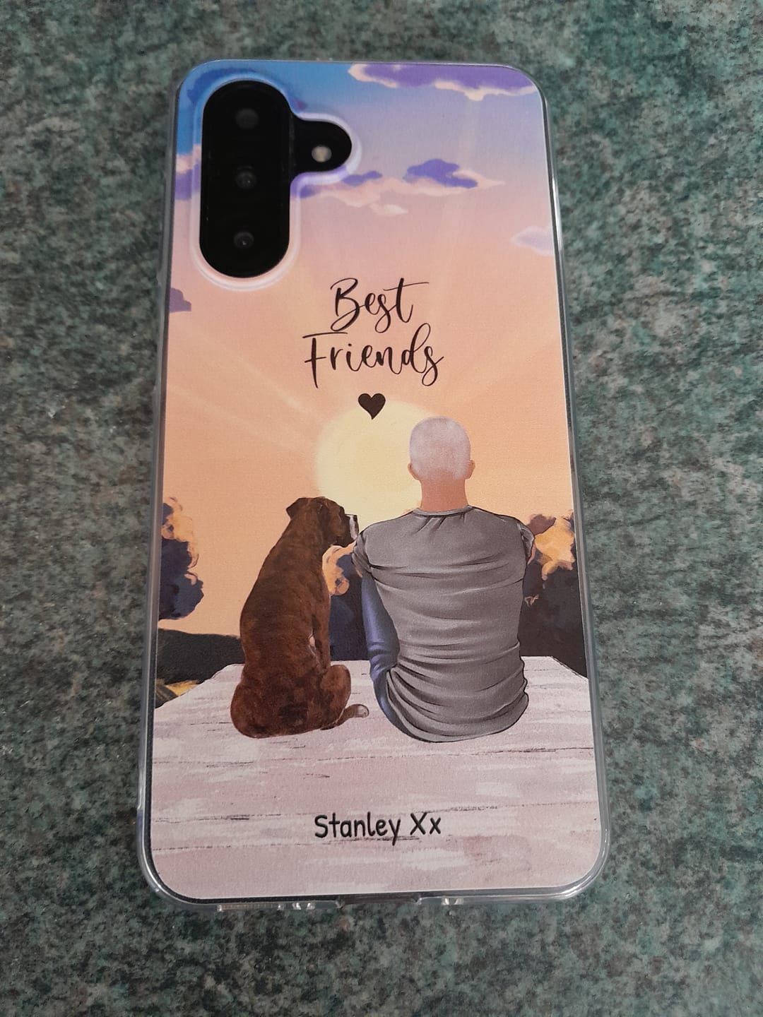 Customer photo review of Together with my pet - Personalised Phone Case