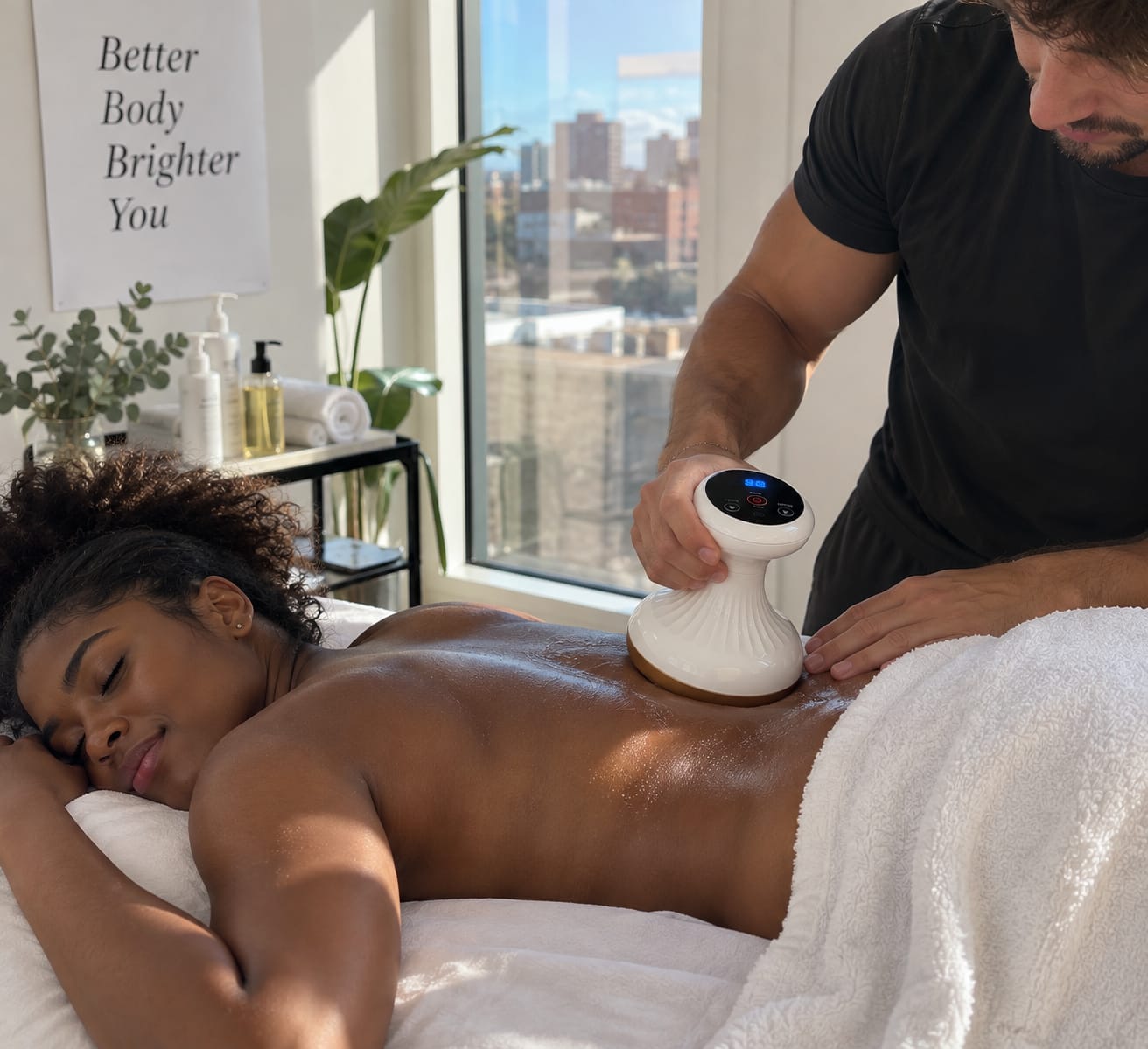 Customer photo review of HYUME Sculpt Pro™ Professional Body Care Device