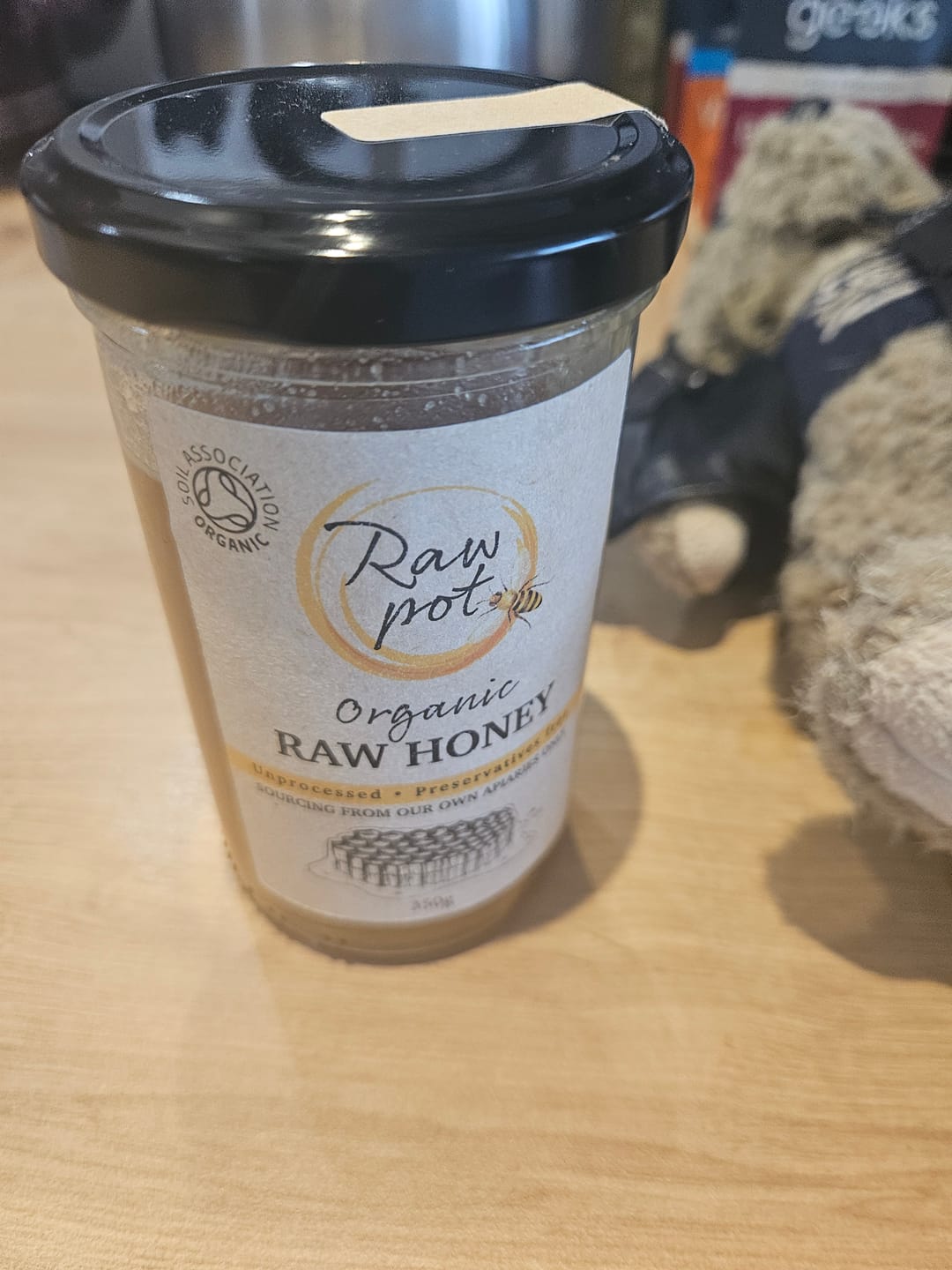 Customer photo review of Organic Raw Honey