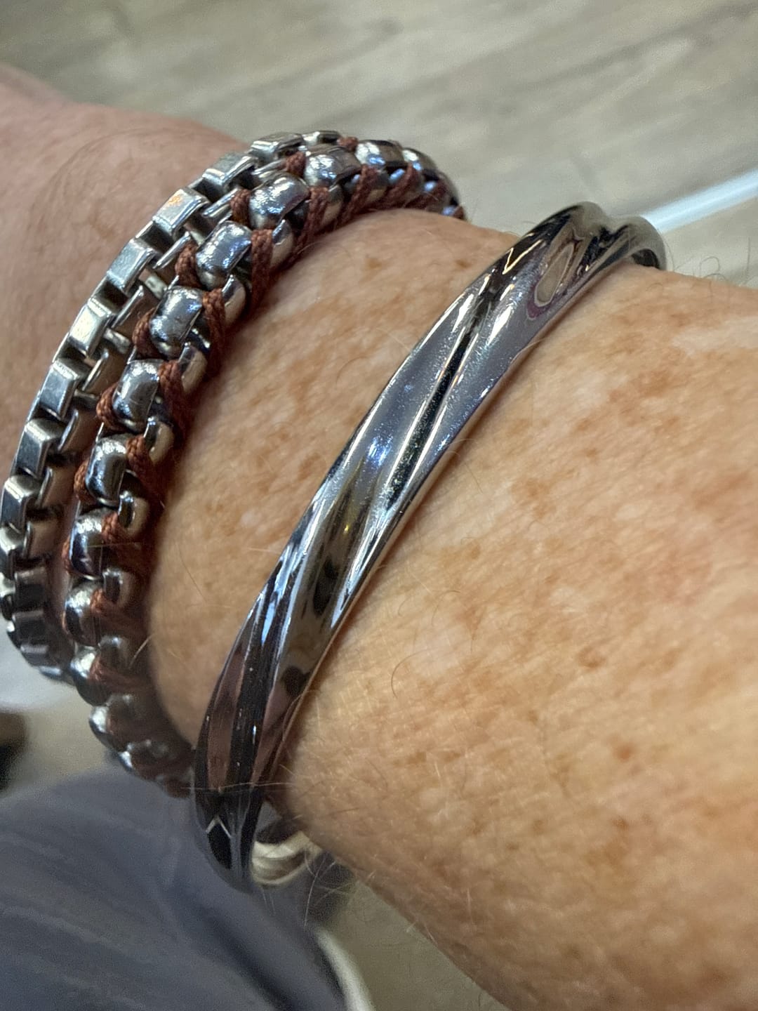 Customer photo review of Twisted Unisize Cuff