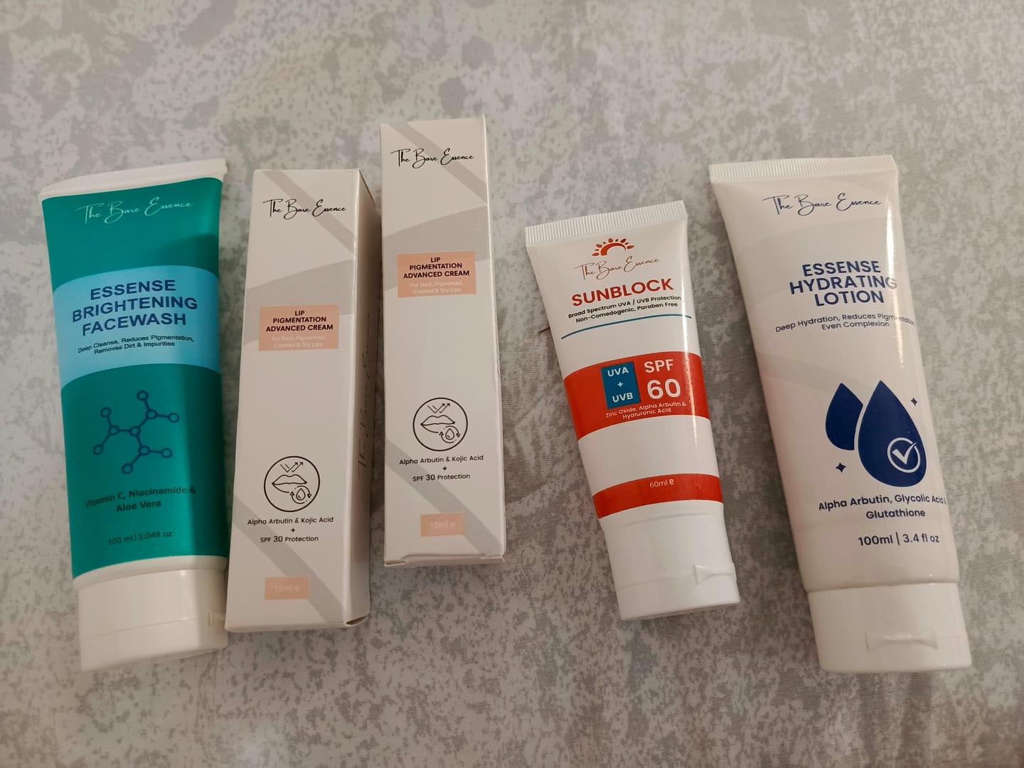 Customer photo review of Essense Hydrating Lotion