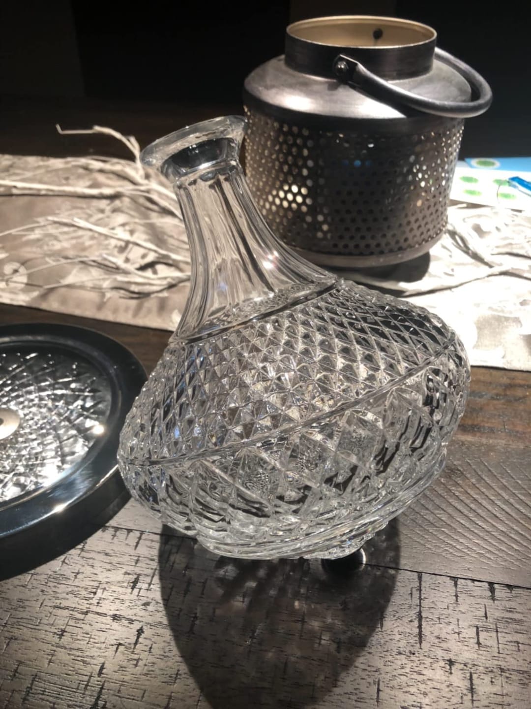 Customer photo review of WineSpinner™ Luxury Rotating Decanter