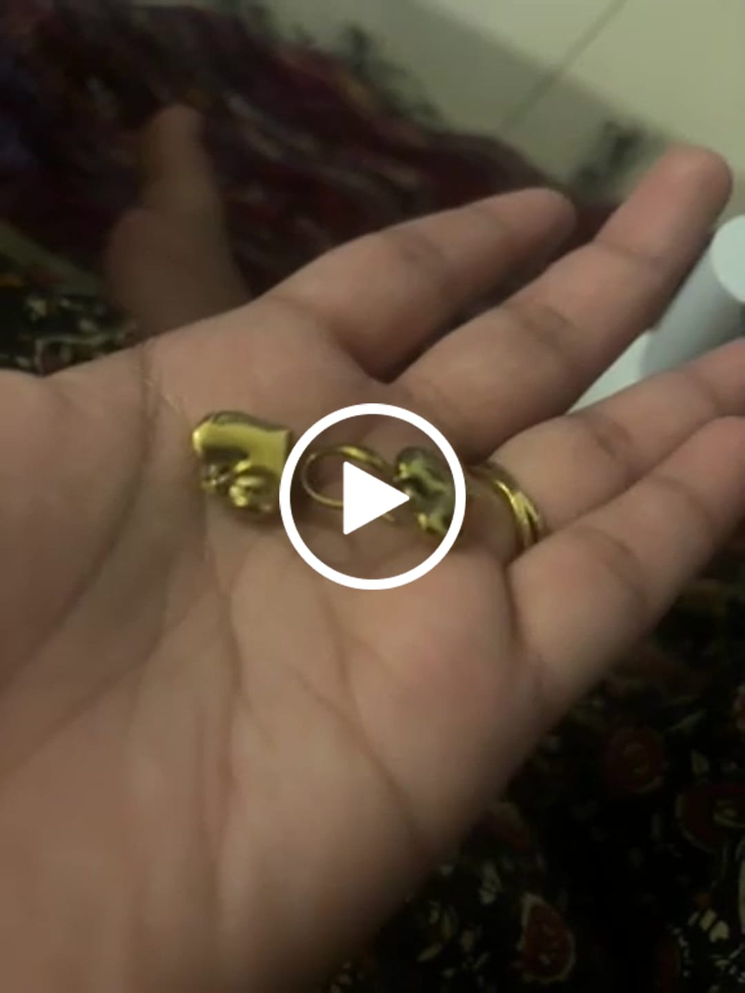Customer video review of Dangling Heart Earrings
