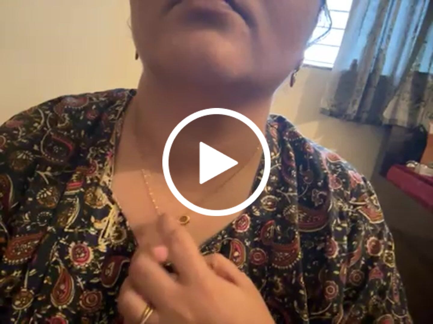 Customer video review of Golden Infinity Necklace