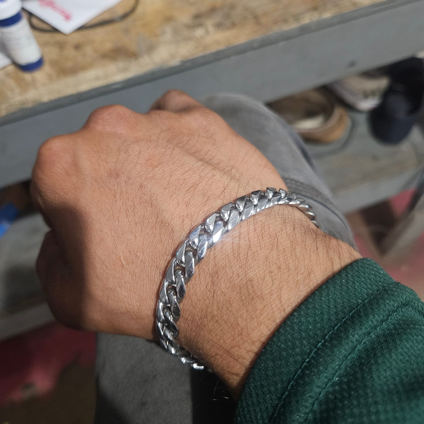 Customer photo review of CUBAN LINK BRACELET