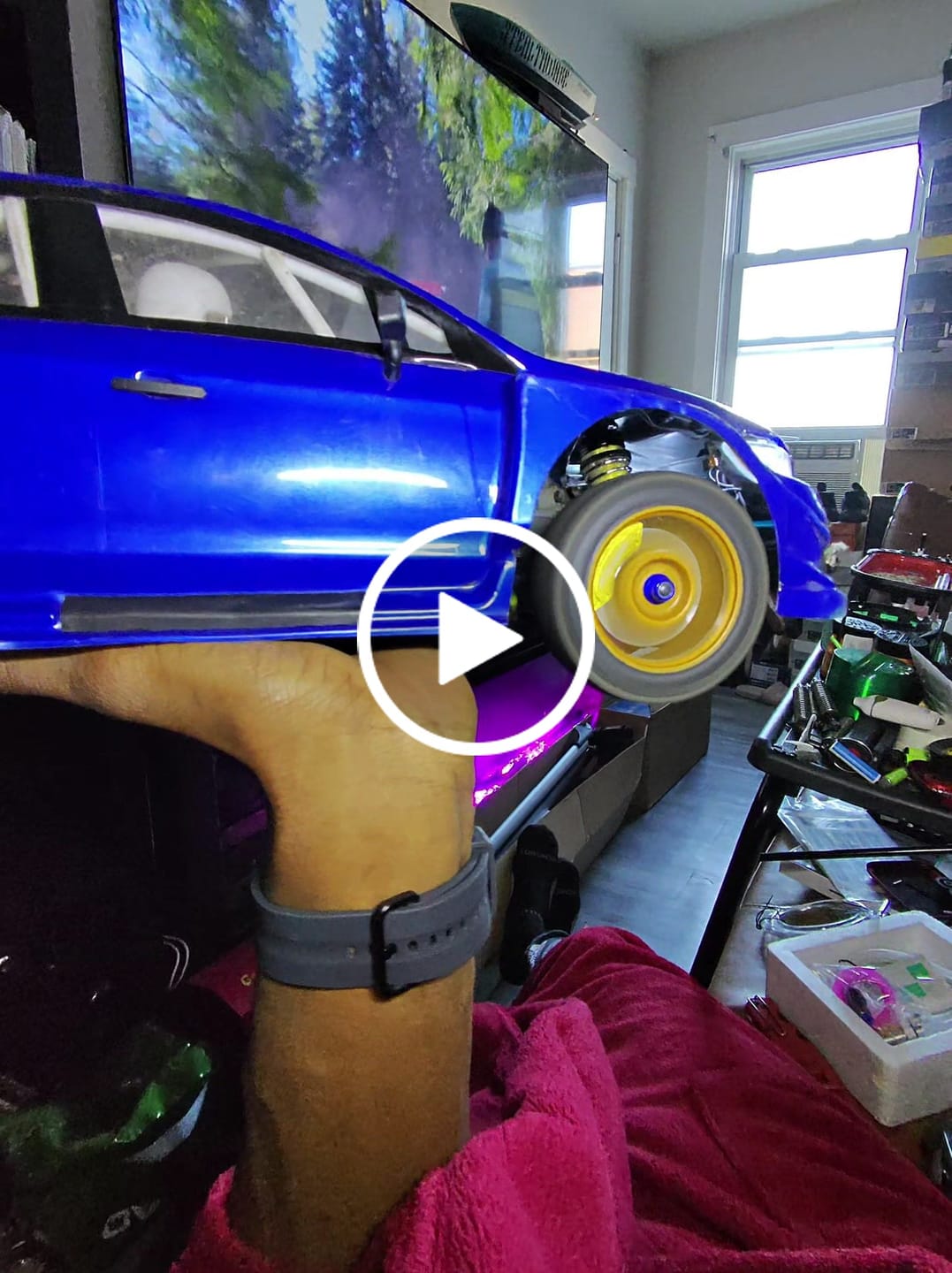Customer video review of Aluminum Rear Steering Hub For XTS-F10 Rally Car