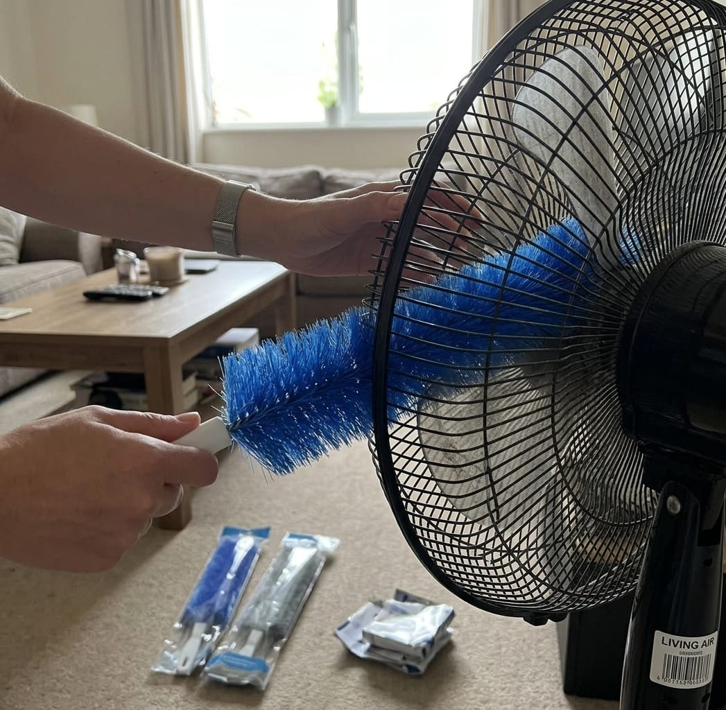 Customer photo review of Flexible Microfiber Fan Duster Brushes-Reusable Cleaning Tools