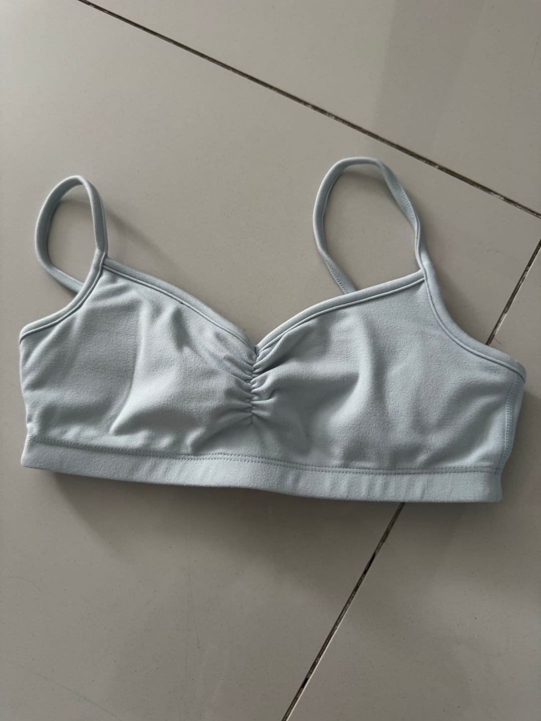 Customer photo review of The Ballet Bralette / Ice-Blue