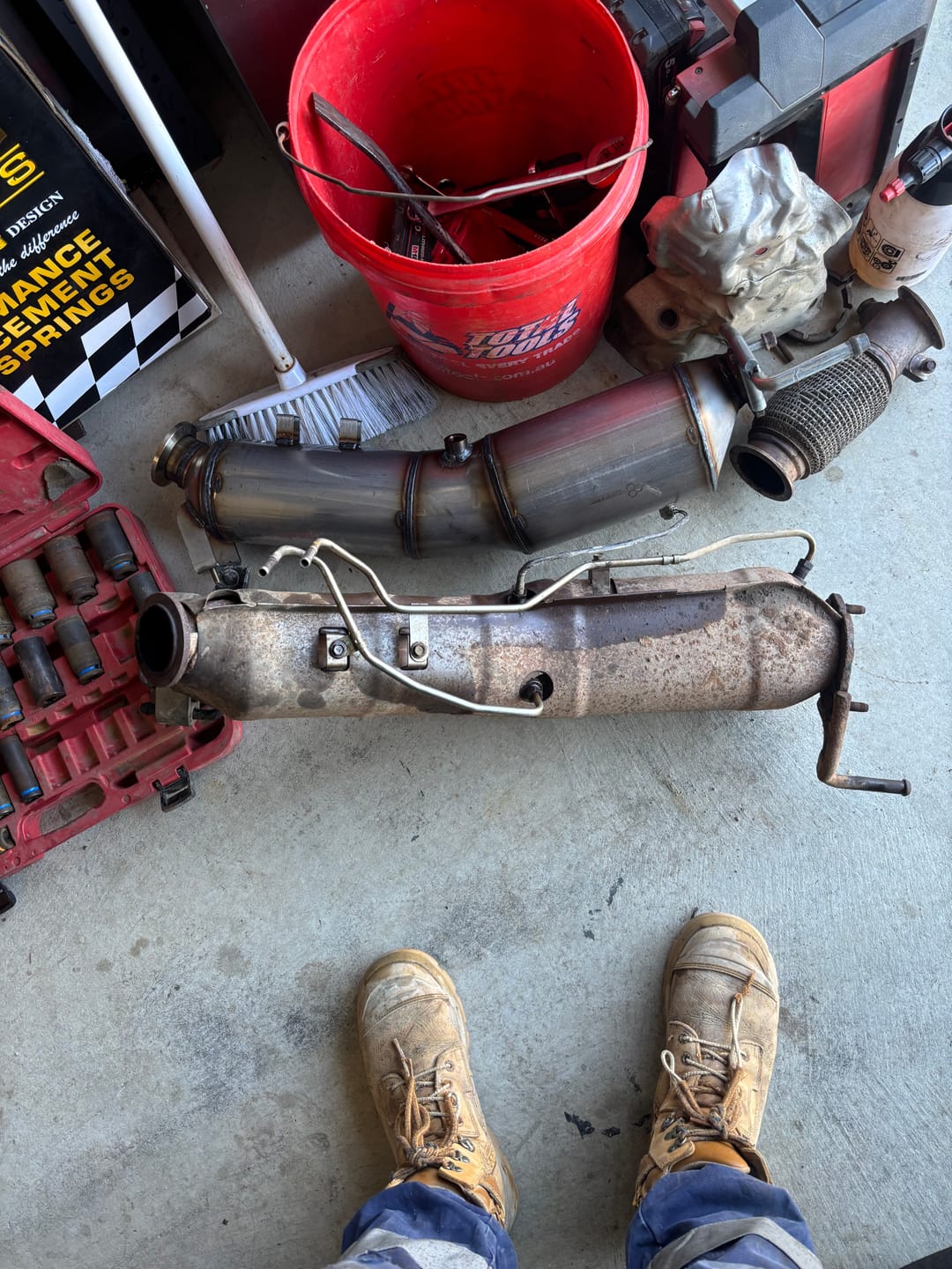 Customer photo review of DPF DELETE DUMMY VERSION FITS NISSAN NAVARA D23 NP300 2.3L YS23DDTT 5/2015-ON (DPF152PO)