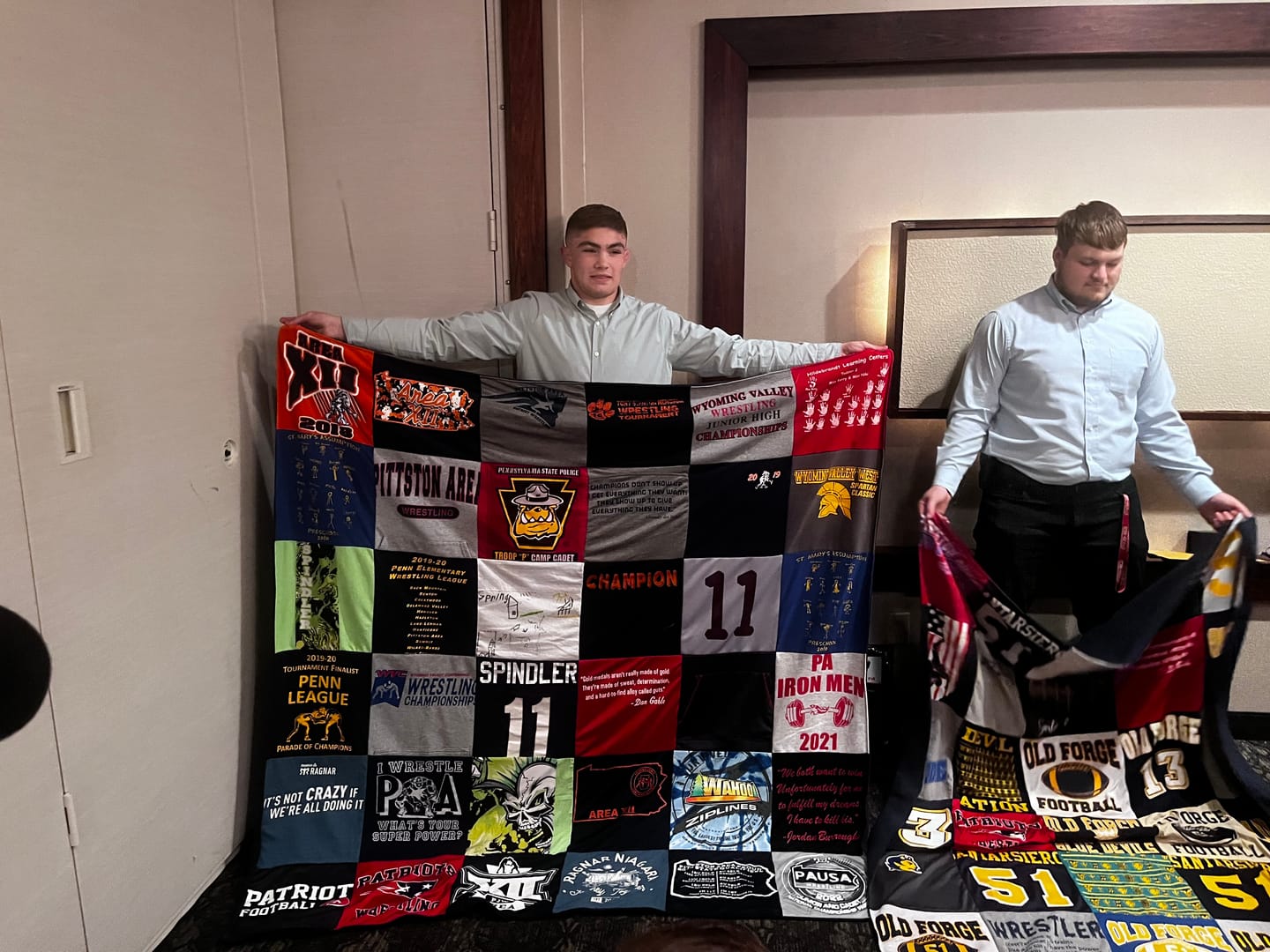 Customer photo review of Project Repat T-Shirt Quilt