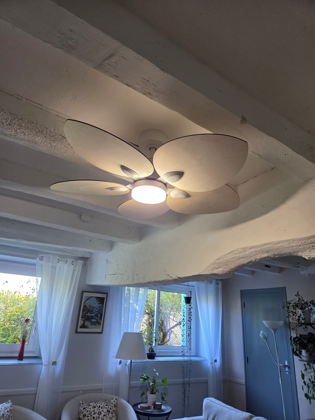 Customer photo review of Dahlia | Ventilateur de plafond