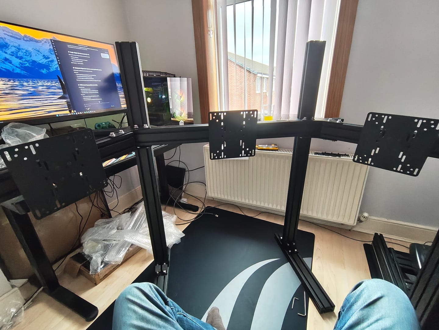 Customer photo review of Simulator Monitor Stand