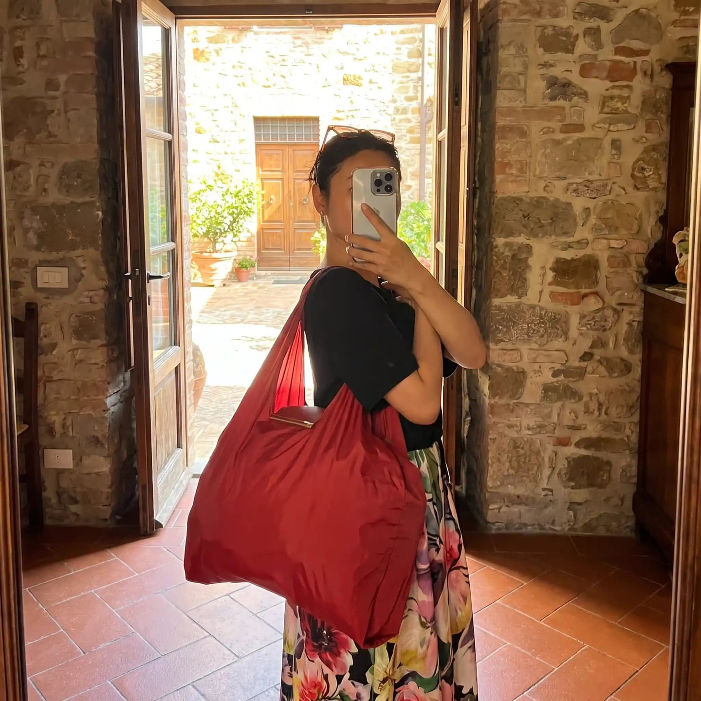 Customer photo review of Tote Bag 3-in-1: Charm, Chiavi, Borsa