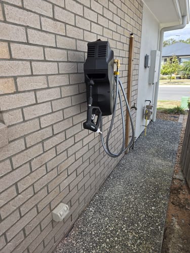 Customer photo review of R30 Wall-Mounted Pressure Washer