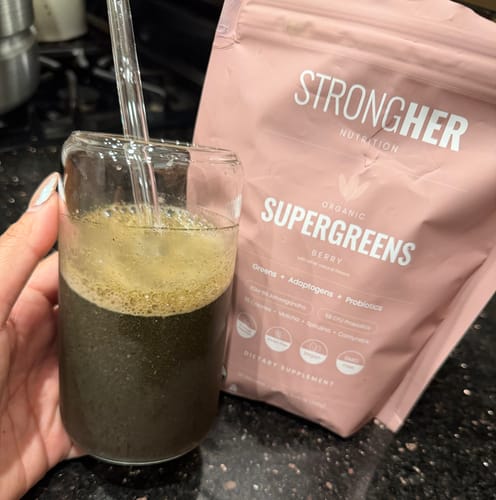 Customer photo review of Organic SuperGreens - Berry