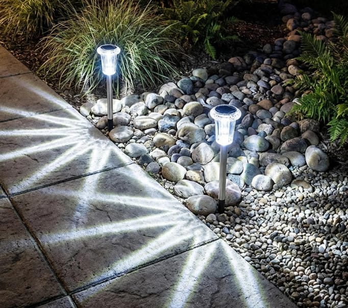 Customer photo review of 🔥 [LIMITED TIME 50% OFF]🔥 Celestial Solar Pathway Lights