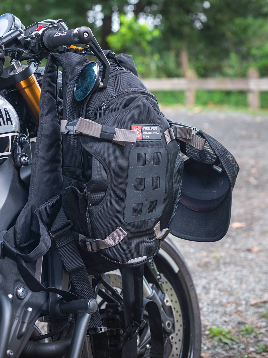 Customer photo review of 12L - Explorer Adventure Touring Backpack with Chest Harness