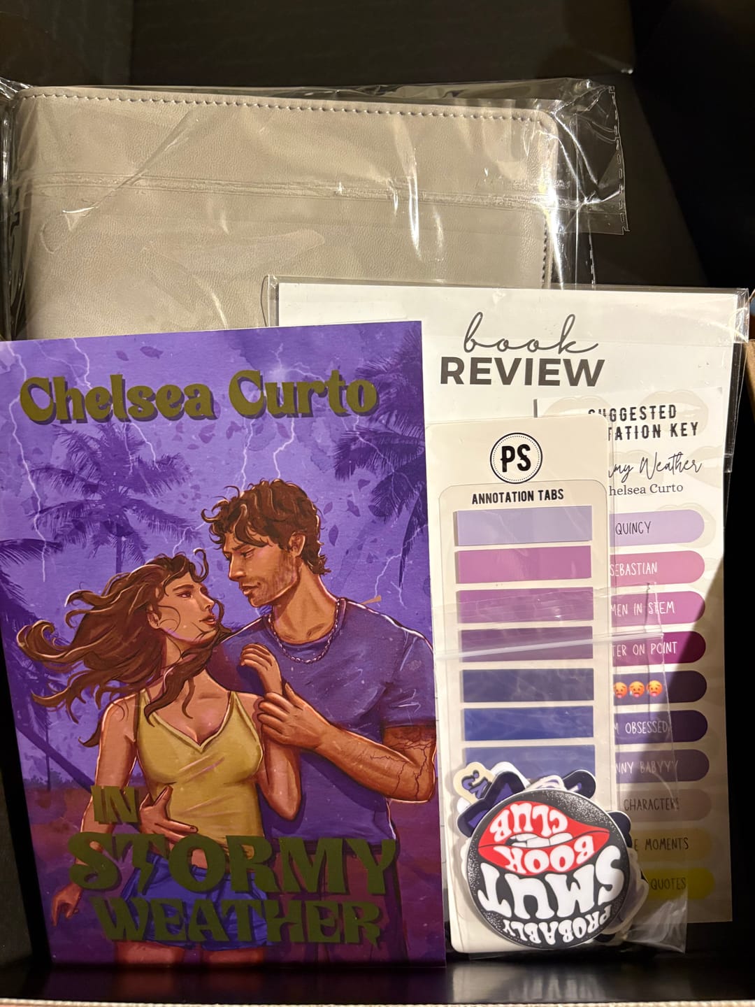 Customer photo review of good girl book club subscription