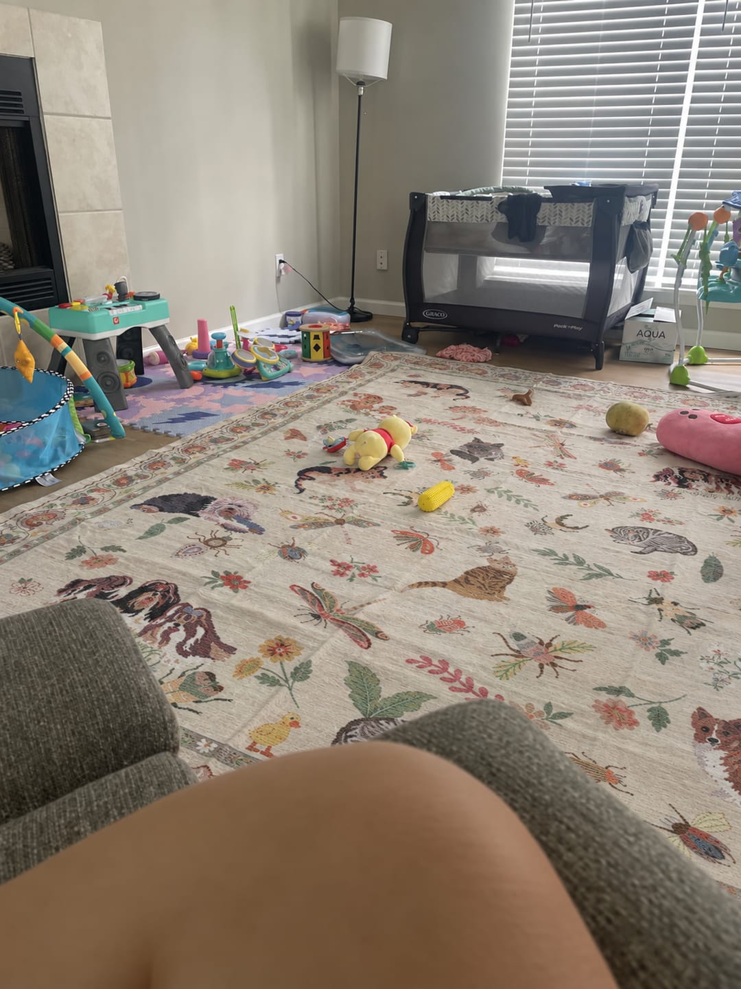 Customer photo review of Milo Washable Area Rug - Beige