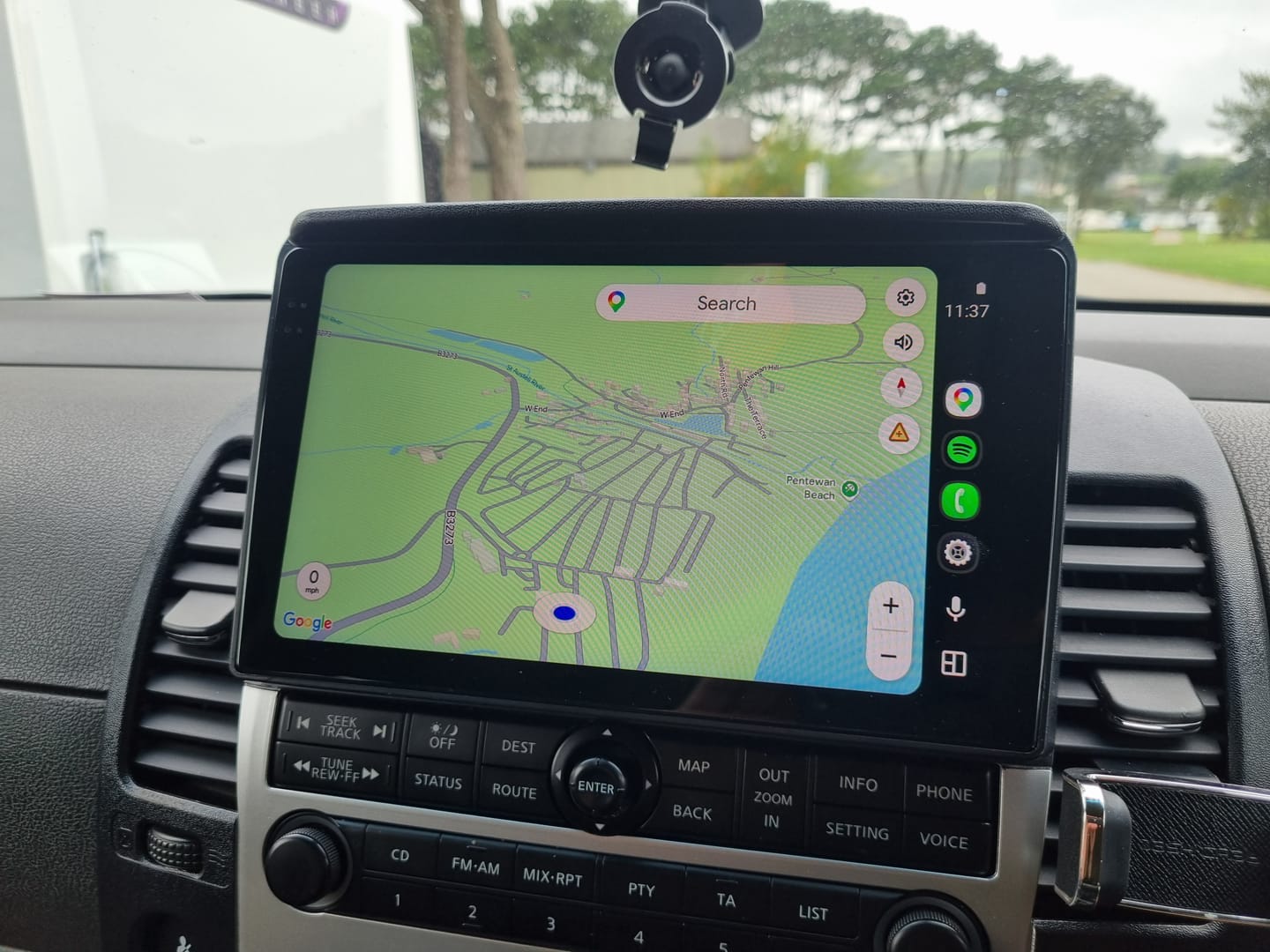 Customer photo review of Nissan Pathfinder 2005-2015 Wireless Apple CarPlay Upgrade Kit