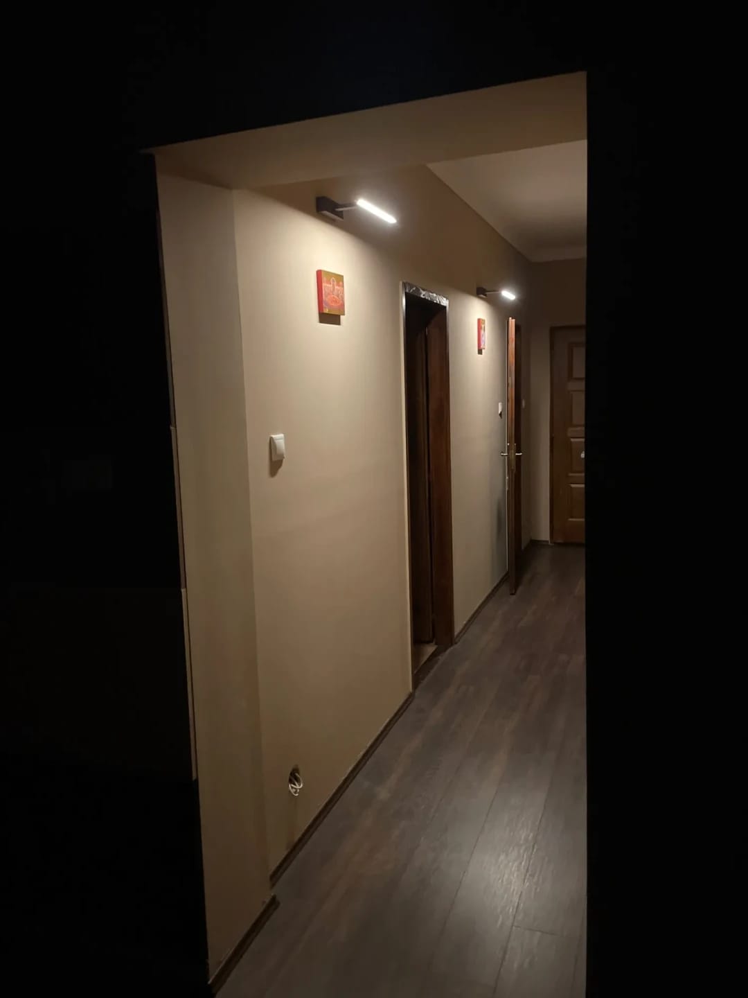 Customer photo review of Gold Wall Light for Bedroom, Acrylic Shade Design, 80 cm