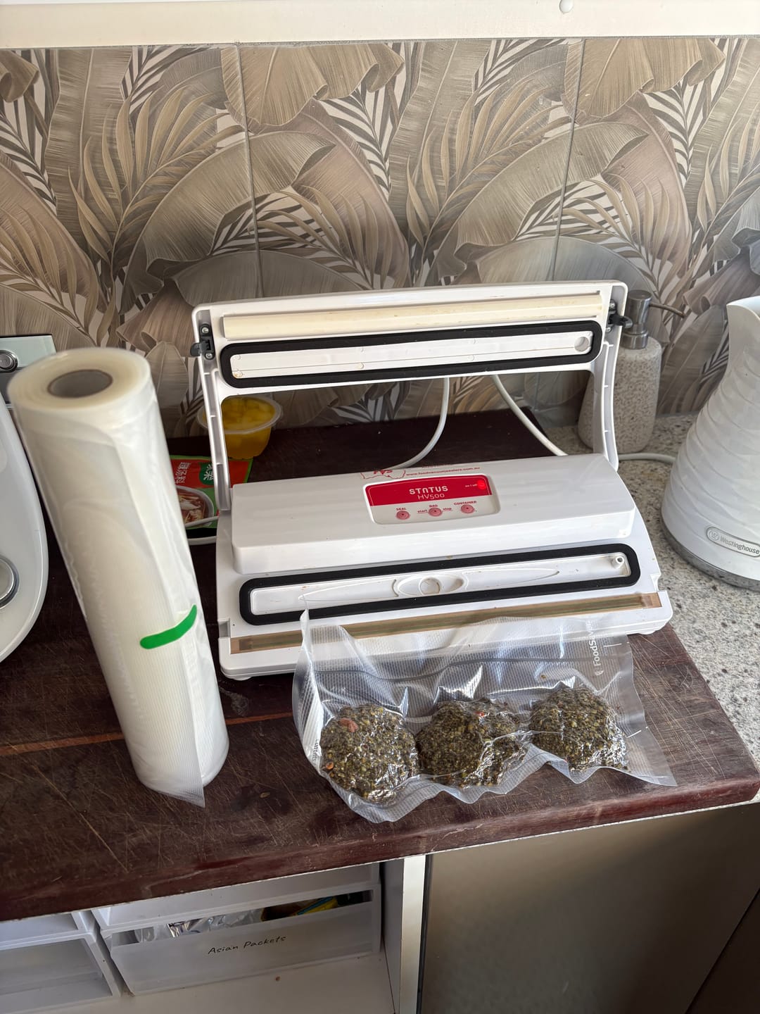 Customer photo review of Food Vacuum Sealer Rolls